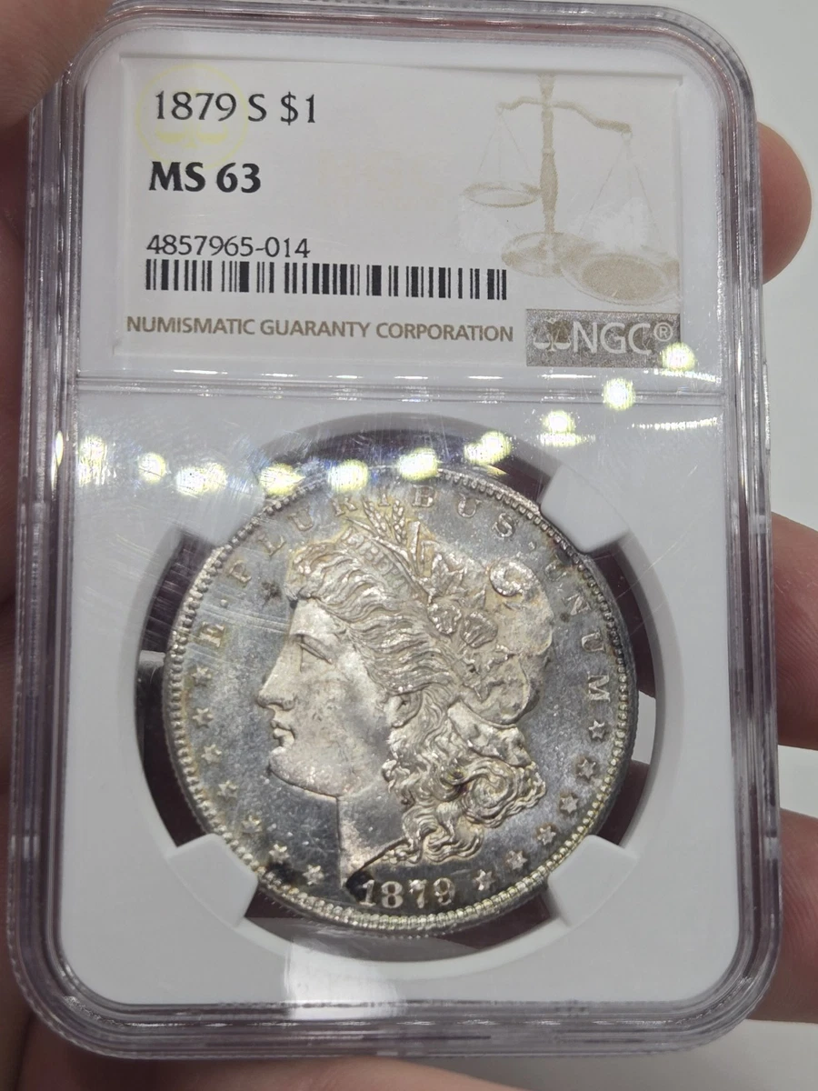 1879 Grade MS 63 Morgan US Dollars for sale | eBay