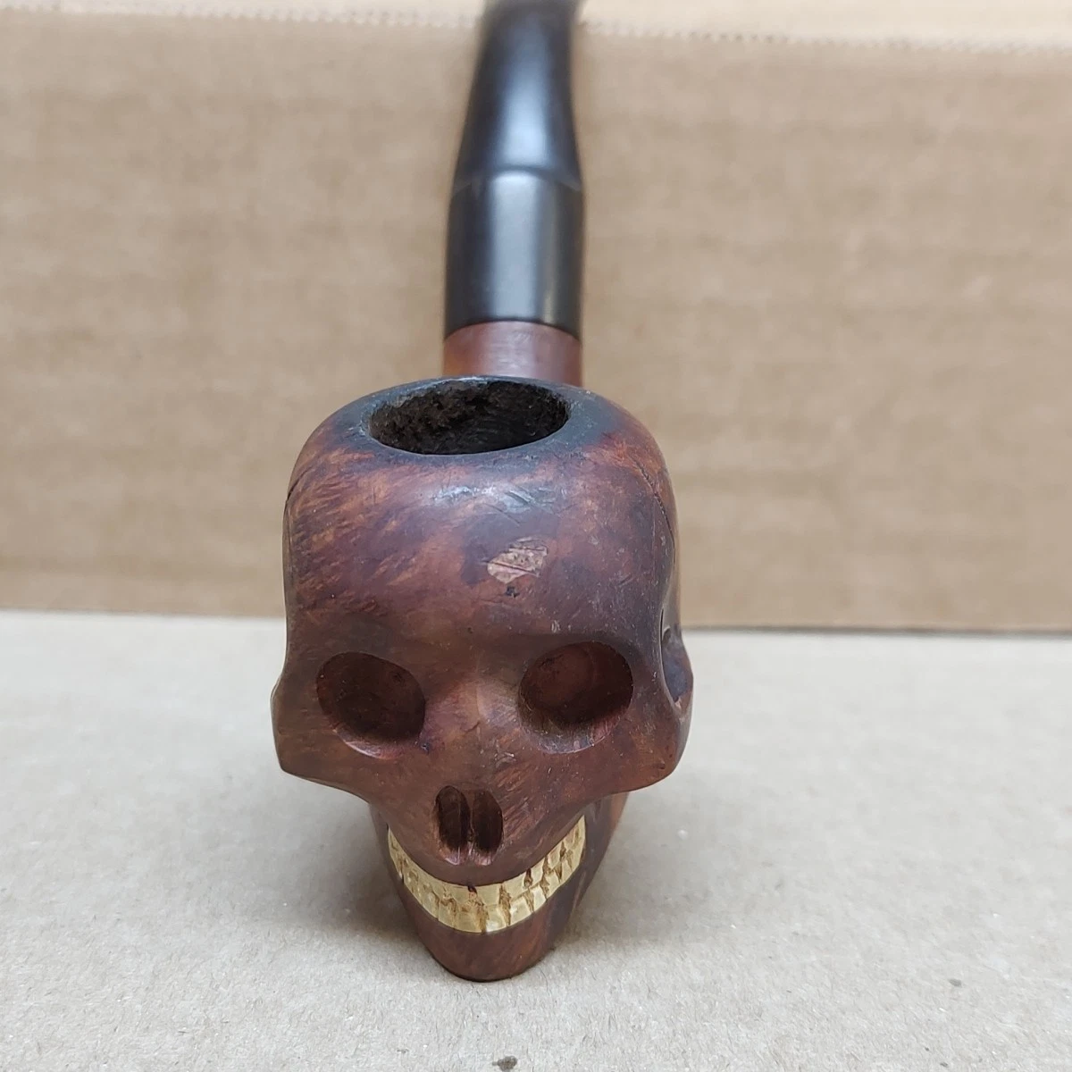 Skull Pipe In Collectible Estate Tobacco Pipes for sale