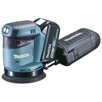 Makita DBO180RTJ Akku-Exzenterschleifer Inkl. 2. Akku, Inkl. LadegeräT 18 V Ø