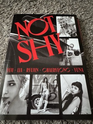 Not Shy by Yeji, Lia, Ryujin, Chaeryeong, Yuna (CD Album, K-Pop, Korean, Black)