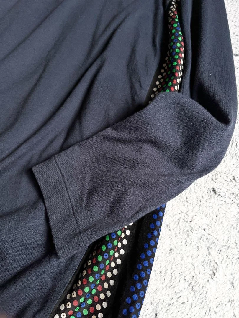 Sacai Dot Pattern Backf Tunica Docking Materiale Diversi 2