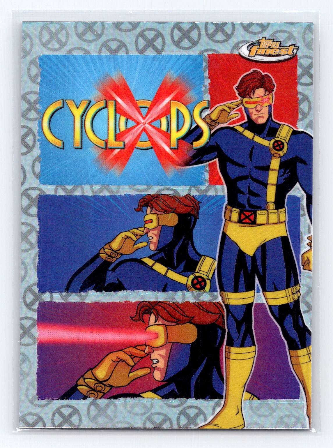 2025 Topps Finest X-Men '97 #RI-1 Cyclops Men '97 - Remember It
