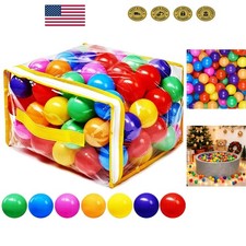 Safe Fun 50-Pack Ball Pit Balls - 7 Colors, Crush Proof for Children s Play