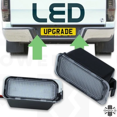 POWERFUL UK LTD LED Number Plate Light Upgrade for Ford Ranger 2012+ (Pair)