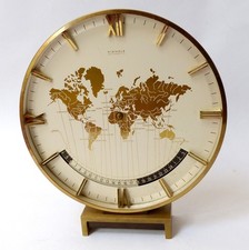 OROLOGIO MONDIALE, KIENZLE automatico, orologio da tavolo, ottone, 28,5 cm, pezzo di ricambio, restauro