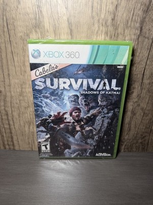 Cabela s Survival Shadows of Katmai Xbox 360 NEW Factory Sealed Activision