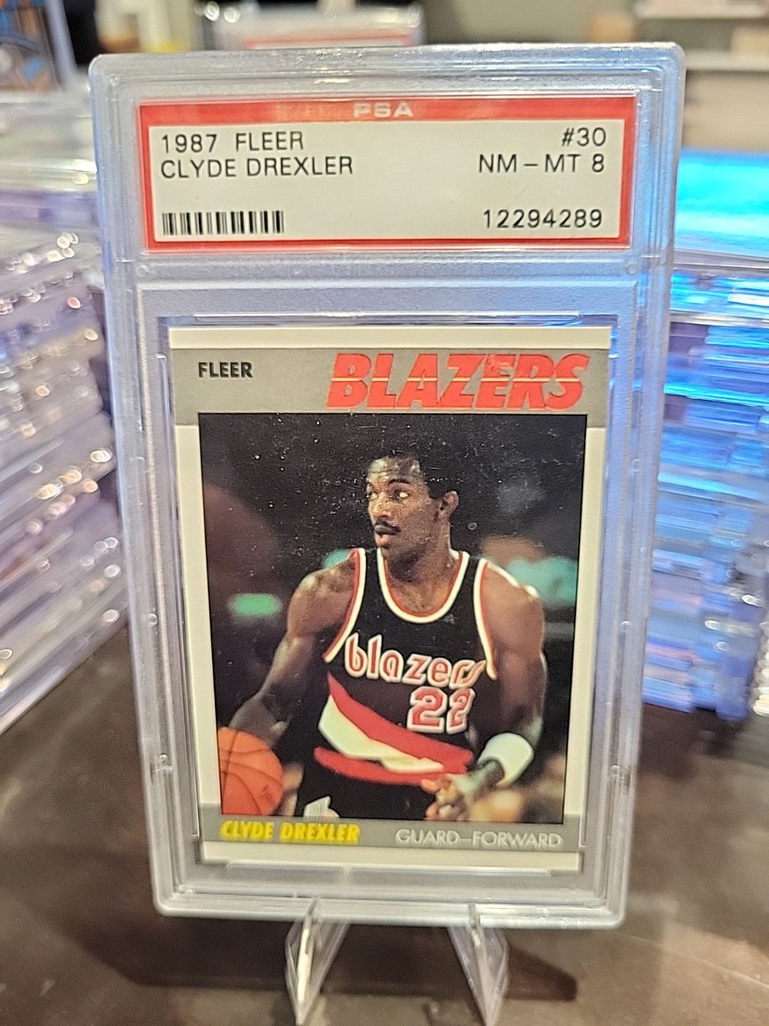 1987-88 Fleer - Clyde Drexler #30