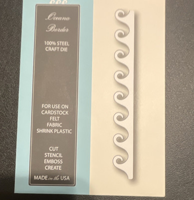 Memory Box Oceana Border Craft Cutting Dies 100% Steel Die 98335 Made in USA