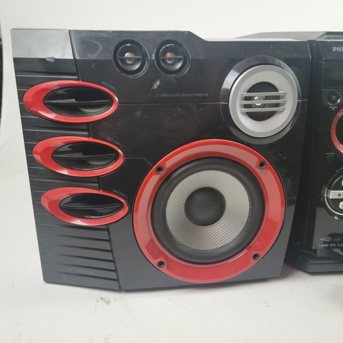 Philips FW-C577 Gameport Mini System Gaming Stereo USB AM/FM CD