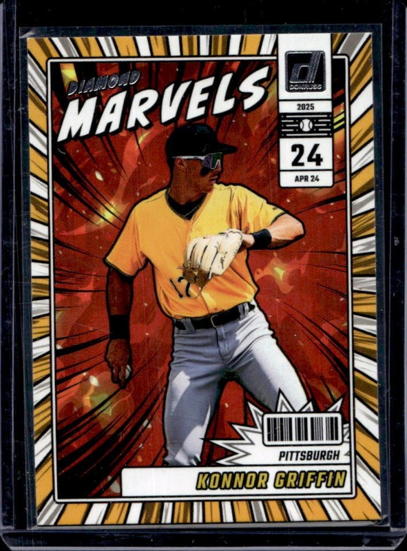 2025 Panini Donruss Konnor Griffin Diamond Marvels #5 Pirates