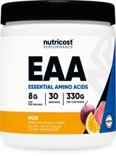 Nutricost EAA Powder 30 Servings - POG Flavor - Essential Amino Acids