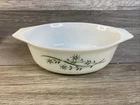 Vintage Pyrex Honeysuckle 043 Oval 1 1/2 Quart Casserole Dish