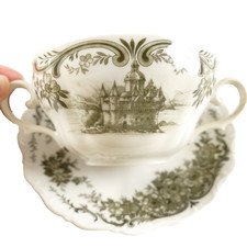 Seltmann Weiden Barock Rheingau Suppentasse + Untertasse X-2972