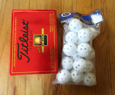 Titleist DT Spin Golf Balls 9ct. 3 packs and Pack of practic balls 15 ct. READ