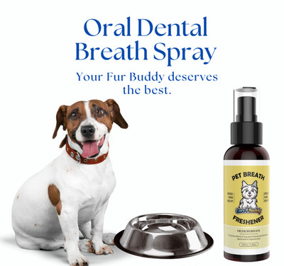 Dog Bad Breath Spray Instant Odor Eliminator Puppy Safe Oral Care Freshens Fast