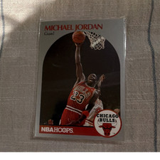 1990-91 NBA Hoops Michael Jordan #65 Chicago Bulls NBA Vintage Basketball Card
