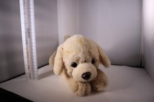 FAO Schwarz Golden Labrador Retriever Puppy Dog Plush Stuffed Lab Yellow 15"