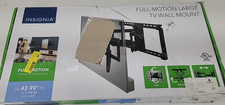 Insignia - Full-Motion TV Wall Mount for Most 42" 90" TVs Extends 22" - Black