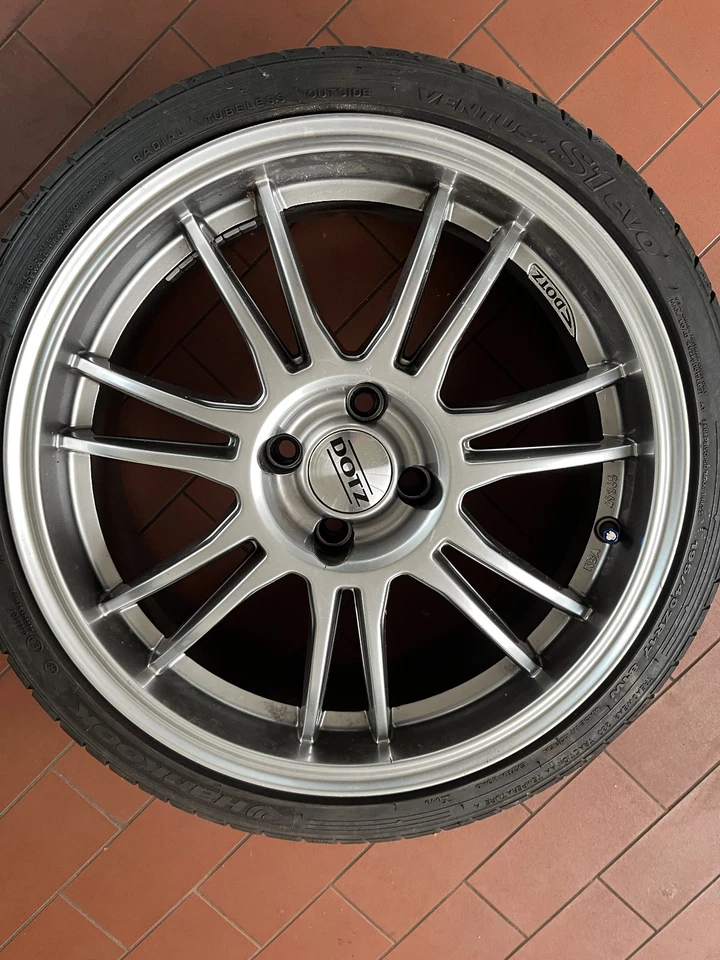 Winter Kompletträder Dotz Fiat 500 195/40ZR17 ET35 7J x 17 KBA 49365 LK4x100 - Bild 3 von 4