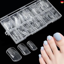 Kiiwah 150 Stück Polygel Nagelformen für Ze...