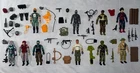 GIJOE 80’s 90’s 10 figures & RARE vehicle parts and accessories weapons lot ARAH