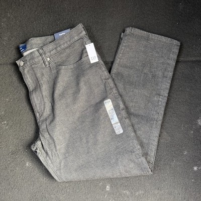 Gap Jeans Mens 38x30 Black Rinse Straight GapFlex Mid Rise Stretch Denim