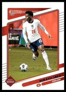 2021 Donruss Optic Red Velocity Bukayo Saka England #54