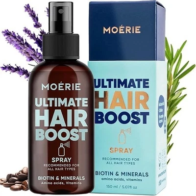 Moerie Ultimate Mineral Hair Growth Spray – For Longer, Thicker, Fuller Hair -