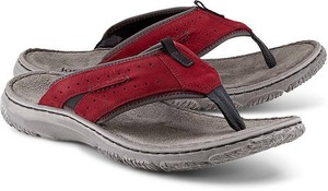 mens leather toe post sandals