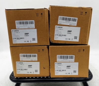 LOT OF 4 IP CAMERA VC-ET04TMG1-IA 4MP 2.8mm Surveillance Camera