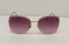 Nine West by FGX INT Pink Gold Butterfly Womens Sunglasses 100 UV 51348RNJ653