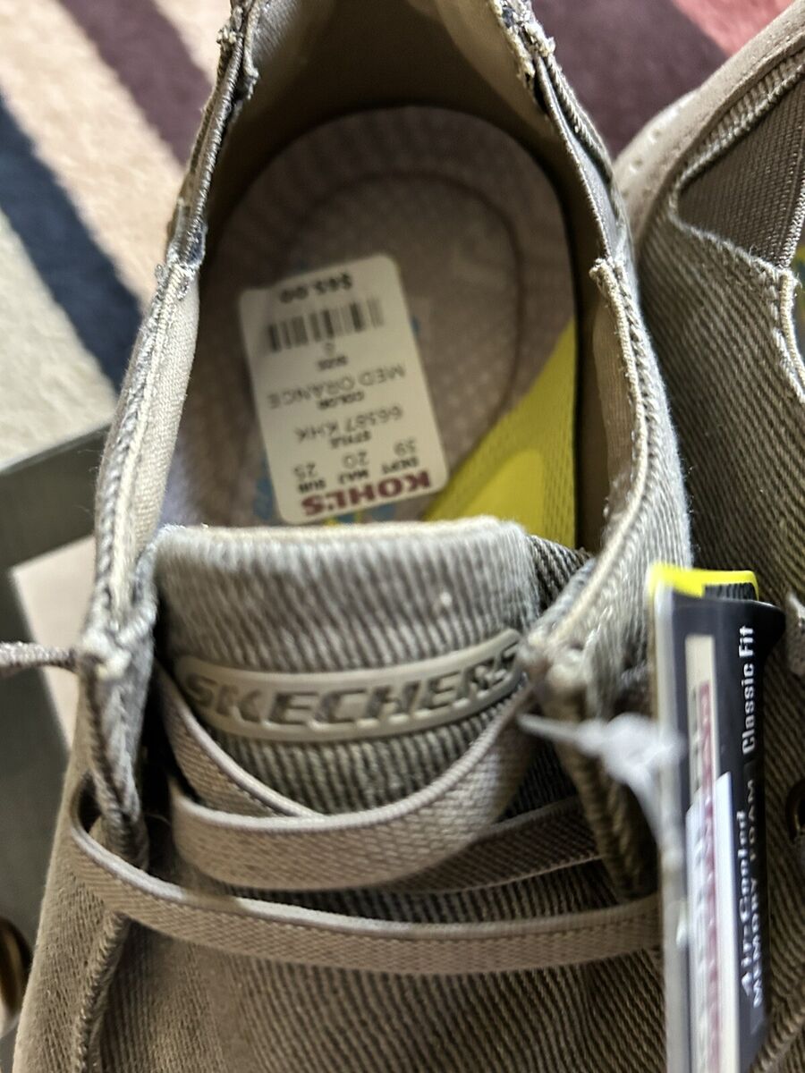 Skechers Men's Melson-Raymon Canvas Slip on Shoes Men's Size Skechers Men's Melson-Raymon Canvas Slip on Shoes Men's Size