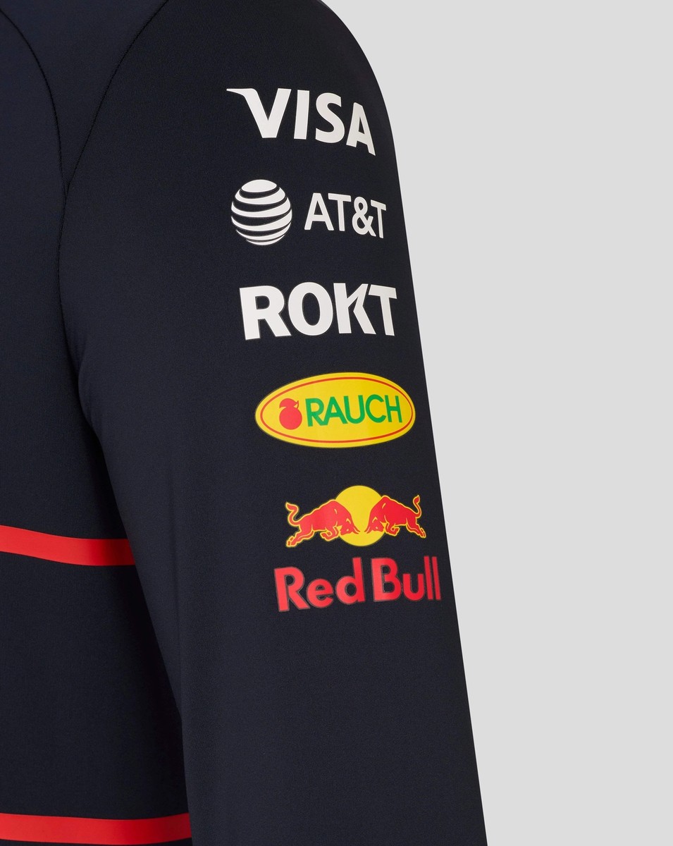 Red Bull Racing F1 Team 1/4 Zip Sweatshirt 2025 Navy | eBay