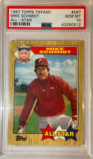 1987 Topps Tiffany — All-Star⭐️ — Mike Schmidt — 💎 MINT PSA 10 — pop 112