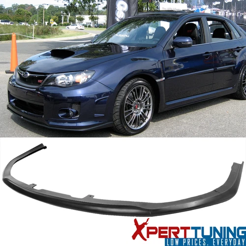 Fits 11-14 Subaru Impreza WRX & STI PU CS Style Front Bumper Lip Spoiler Bodykit