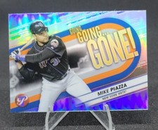 MIKE PIAZZA 2023 Topps Pristine GOING GOING GONE REFRACTOR #GGG-14 - NY METS