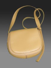 LACOSTE SHOULDER BAG Cross Over Nubuck Leather Vintage L45 Paseo 3 Camel NEW
