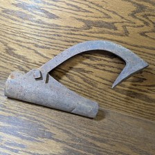 Antique Cant Hook Head ? Marked 51 ? Rusty Primitive Logger Tool For Restoration
