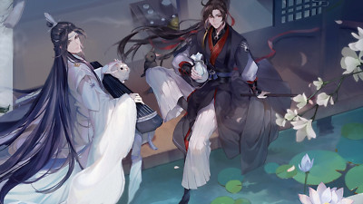 Anime wei wuxian ying lan zhan and wangji Playmat Gaming Mat