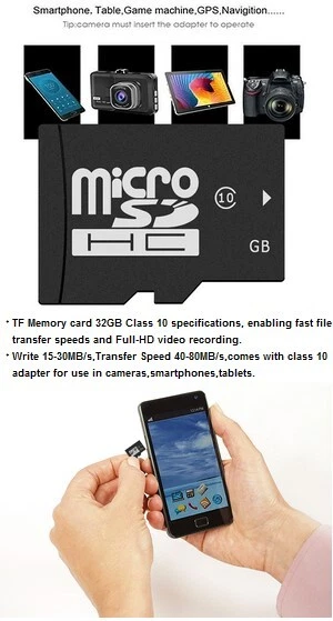 Popular 32GB MicroSD Micro SD SDHC TF Flash Class 4 Memory Card 32G with Adapter - Image 4 of 4