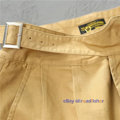 British military shorts Men's cotton summer shorts Gurkha shorts Military shorts - Picture 12 of 35