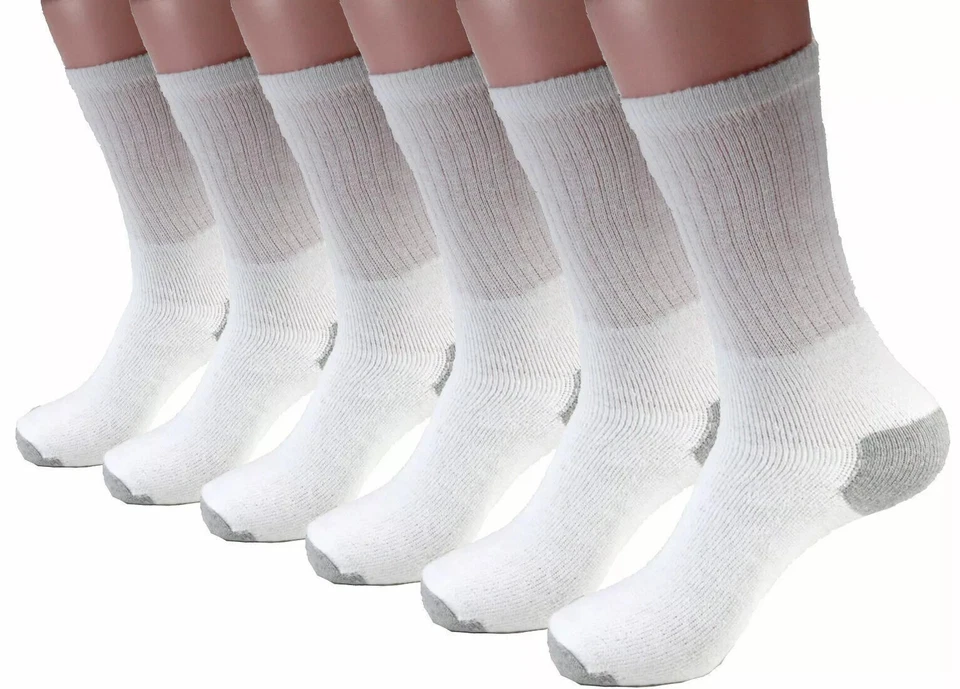 Venta al por mayor lotes a granel calcetines deportivos blancos lisos de algodón talla 9-11 10-13 para hombre Foto 2 de 2