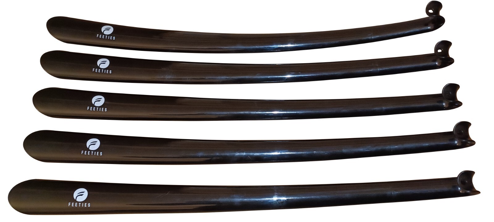 Feeties Black Extra Long 57cm Shoe Horn Shoehorn Shoe Helper Easy On