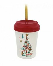 Disney Parks Happy Holidays Christmas Tumbler Coffee Mug Ornament Starbucks 2019