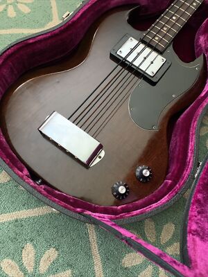 1968/1969 Gibson EB-0 Bass Rare Slotted Head w/Original Case (EXC