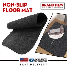 80"x40" Grey Desk Chair Mat for Hardwood/Tile Floor,Computer Gaming Chair Mat