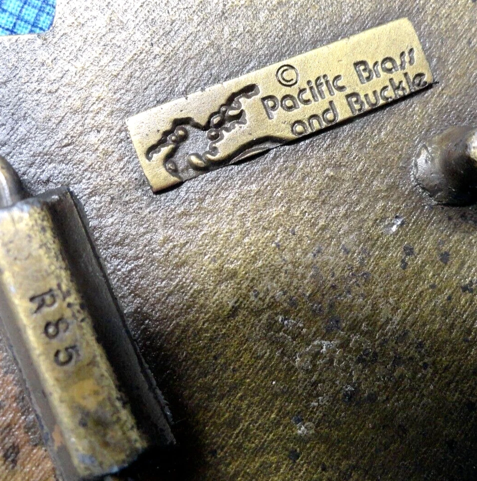 Las Vegas Royal Flush Cinturón Hebilla Tarjetas Jugador Poker De Colección Años 80 Pacific B&B.SHY355 Foto 4 de 4