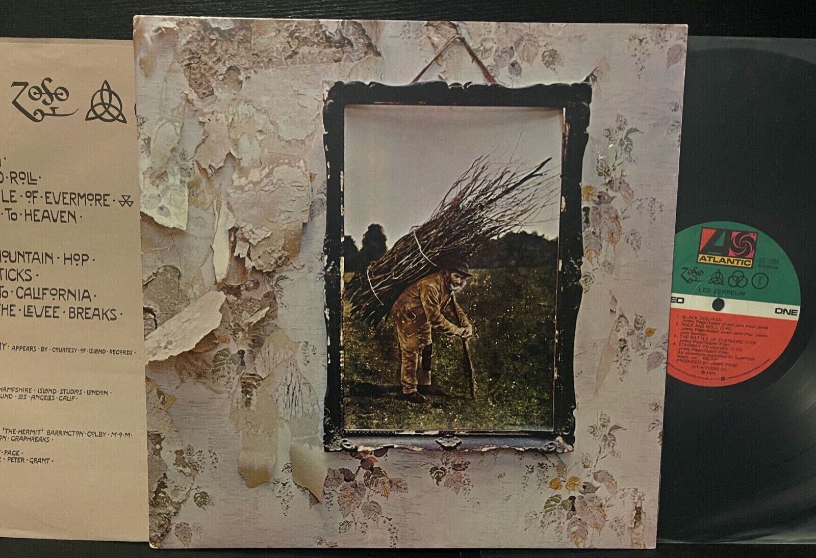  LED ZEPPELIN 4 IV untitled ZOSO  SD-7208 / R 112014 RCA record club VG++