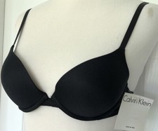  32 A  Calvin Klein F2711 Seamless Demi T-Shirt Push-Up cups Underwire Bra