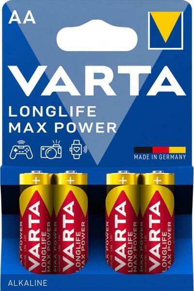 100 Varta 4706 Longlife Max Power AA / Mignon Alkaline Batterien im 4er Blister